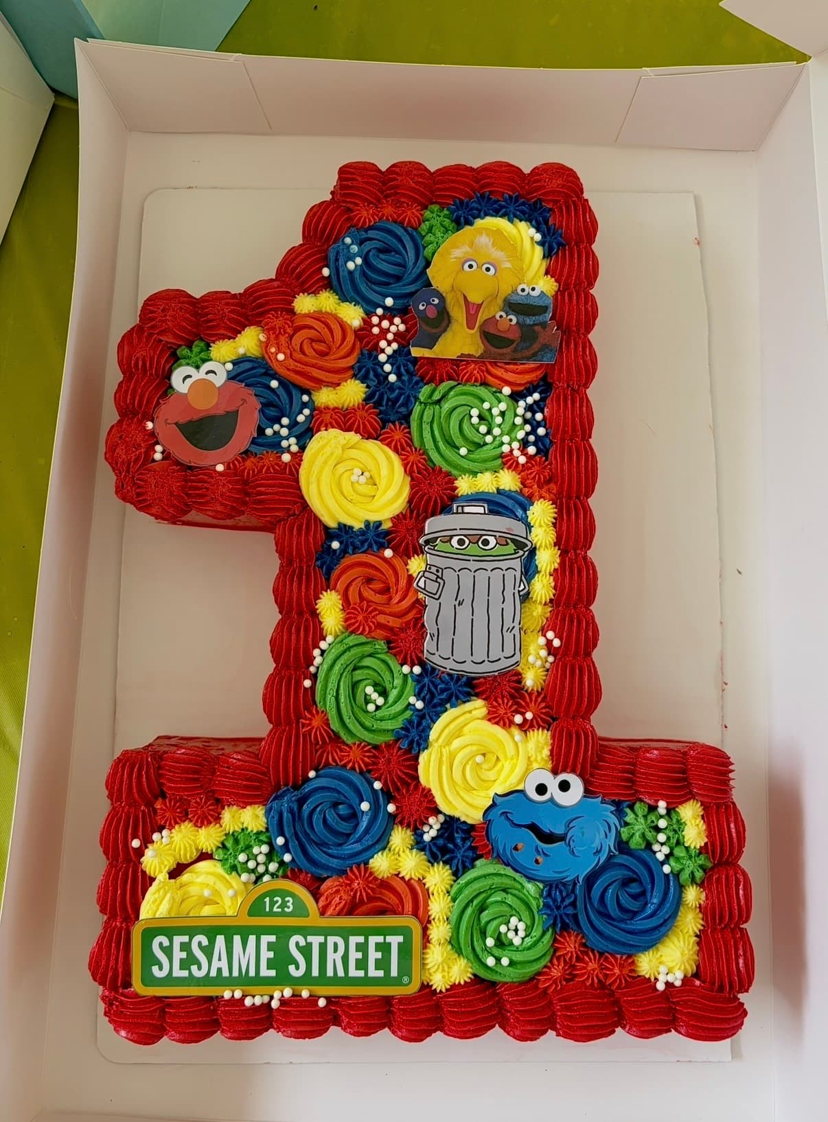 1 (Sesame Street) · Cookie Cakes · Birthday