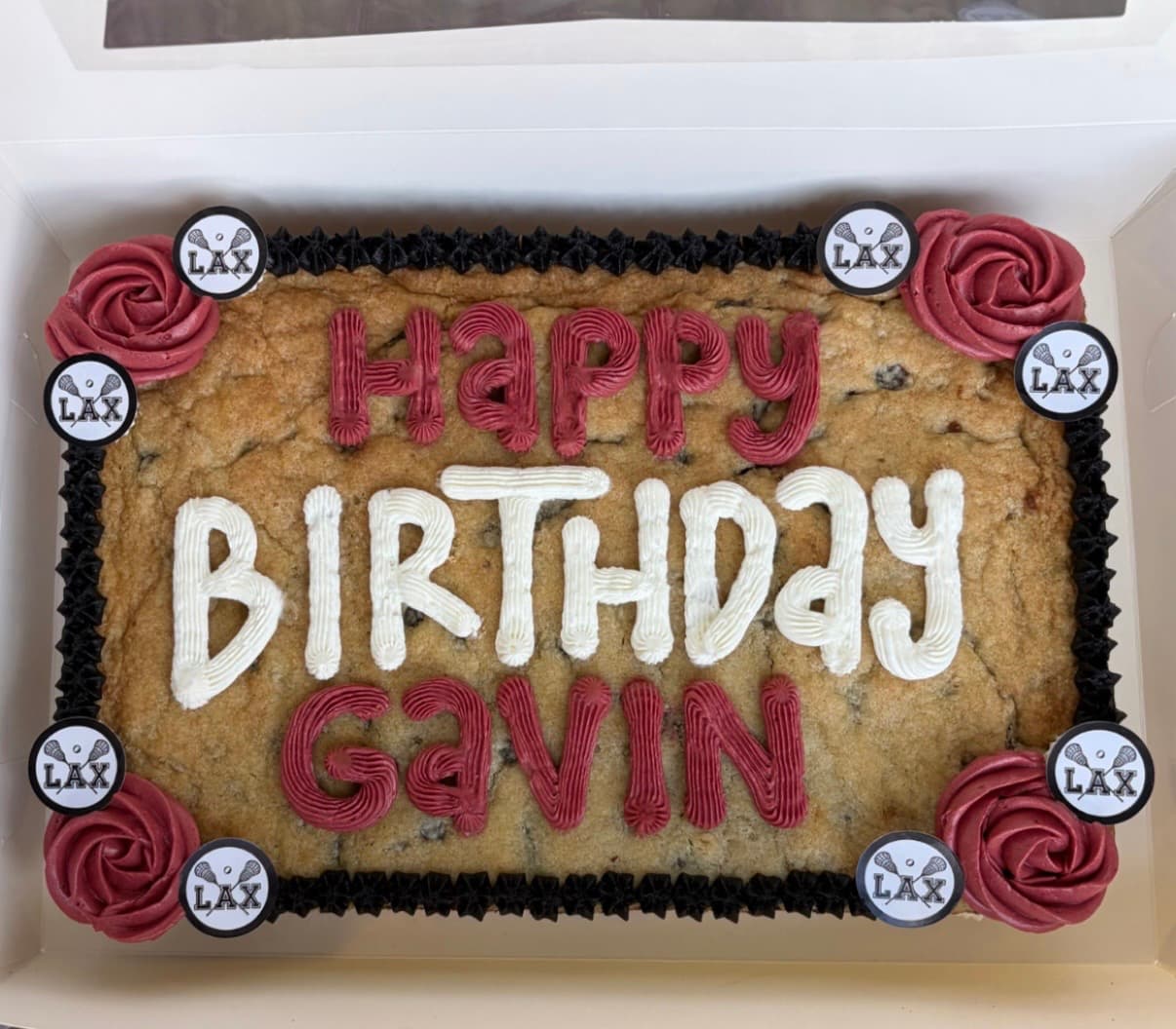 Birthday Cookie Cake (Lacrosse) · Cookie Cakes · Birthday